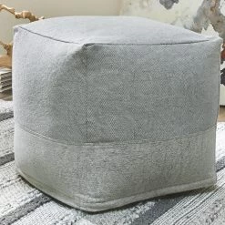 Ashley Furniture Mabyn - Gray - Pouf Accessories