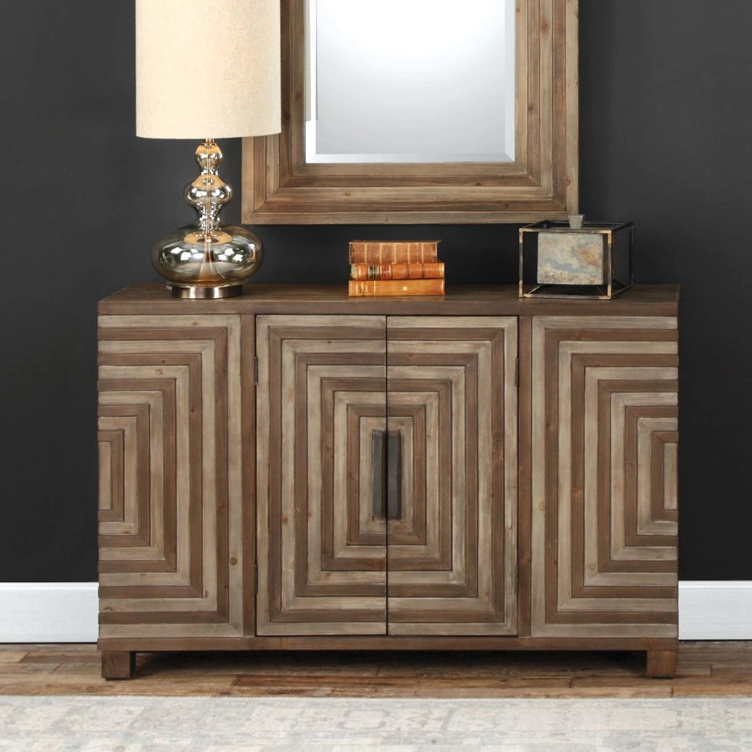 Uttermost Layton Geometric Console Cabinet Cabinets 8 Uttermost Layton Geometric Console Cabinet Cabinets