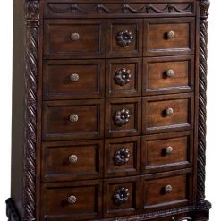 Ashley Furniture North - Dark Brown - Chest Chests