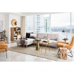 Moe's Home Collection Corey Sectional Beige Left 15 Moe's Home Collection Corey Sectional Beige Left