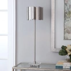 Uttermost Baradla Nickel Buffet Lamp