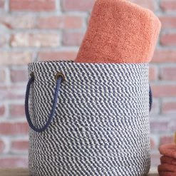 Ashley Furniture Table Decor Eider - Navy - Basket