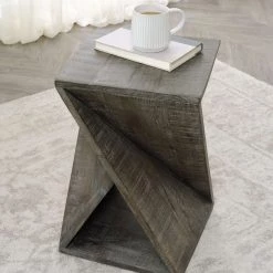 Ashley Furniture Tables Zalemont - Distressed Gray - Accent Table