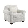Emerald Home Chairs Royce Complete Chair, Diamond Stripe