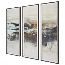 Accessories Uttermost Graphite Horizon Framed Prints, Set/3