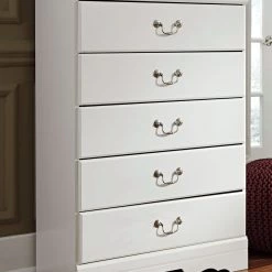 Signature Design By Ashley® Anarasia - Best In Class - Dresser, Mirror, Sleigh Bed