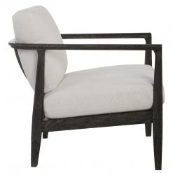 Chairs Uttermost Brunei White Accent Chair