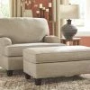Signature Design By Ashley® Chair & Ottoman Sets Almanza - Wheat - 2 Pc. - Chair And A Half With Ottoman