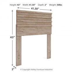 Signature Design By Ashley® Headboards Oliah - Natural - Panel Headboard 11 Signature Design By Ashley® Headboards Oliah - Natural - Panel Headboard