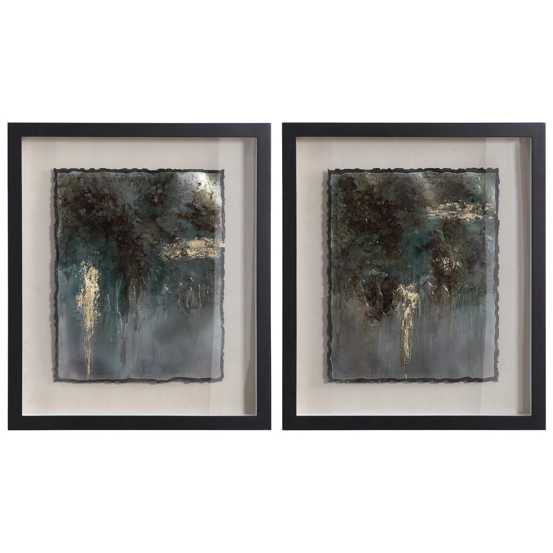 Accessories Uttermost Rustic Patina Framed Prints, Set/2 3 Accessories Uttermost Rustic Patina Framed Prints, Set/2