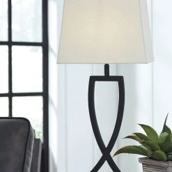Ashley Furniture Makara - Black/Ultimate Best In Class Metal Table Lamp (2/CN)