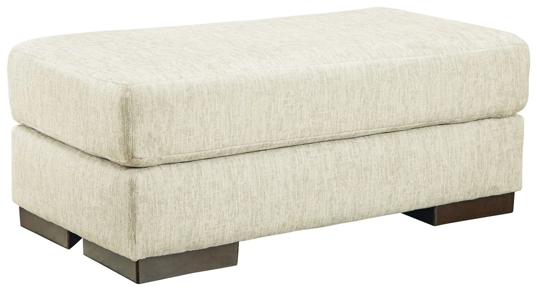 Signature Design By Ashley® Caretti - Parchment - Ottoman 3 Signature Design By Ashley® Caretti - Parchment - Ottoman