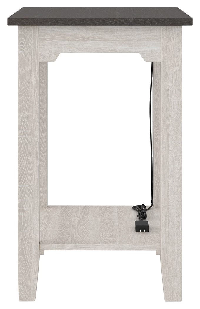 Ashley Furniture Tables Dorrinson - White / Black / Gray - Chair Side End Table 8 Ashley Furniture Tables Dorrinson - White / Black / Gray - Chair Side End Table