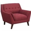 Emerald Home Chairs Binetti Accent Chair, Brick Red 2 Emerald Home Chairs Binetti Accent Chair, Brick Red