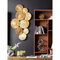 Moe's Home Collection Small Circles Wall Décor Gold