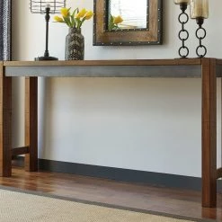 Ashley Furniture Torjin - Dark Brown - Long Counter Table