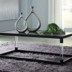Ashley Furniture Tables Nallynx - Metallic Gray - Rectangular Cocktail Table