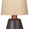 Ashley Furniture Accessories Ancel - Black/brown - Metal Table Lamp (1/cn)