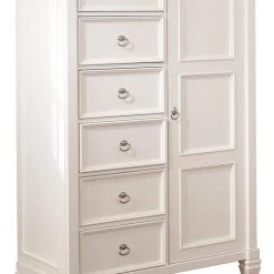 Ashley Furniture Prentice - White - Door Chest Chests