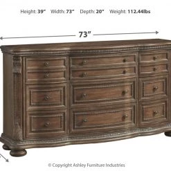 Ashley Furniture Dressers Charmond - Ultimate Best In Class Dresser, Mirror