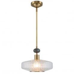 Uttermost Giovane Antique Brass 1 Light Pendant
