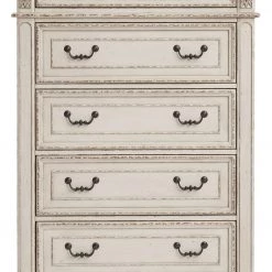 Ashley Furniture Chests Realyn - White / Brown / Beige - Five Drawer Chest