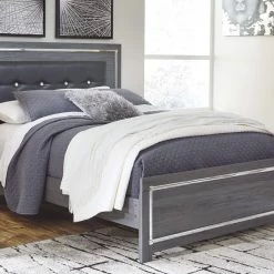 Signature Design By Ashley® Lodanna - Gray - Dresser, Mirror, Panel Bed Bedroom Sets