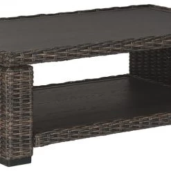 Ashley Furniture Grasson - Brown - Rectangular Cocktail Table Tables
