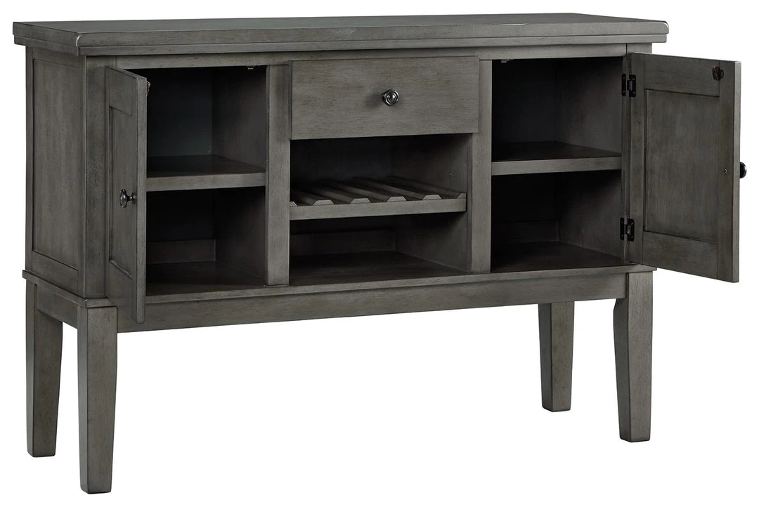 Ashley Furniture Hallanden - Gray - Dining Room Server 8 Ashley Furniture Hallanden - Gray - Dining Room Server