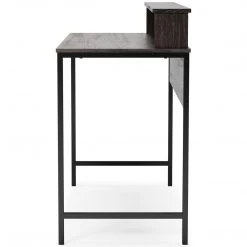 Ashley Furniture Desks Freedan - Grayish Brown - Home Office Desk - Top-shelf
