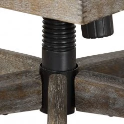 Uttermost Aidrian Charcoal Desk Chair Chairs