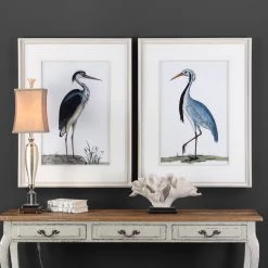 Accessories Uttermost Shore Birds Framed Prints S/2