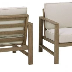 Signature Design By Ashley® Fynnegan - Light Brown - Lounge Chair W/cushion (2/cn) Chairs