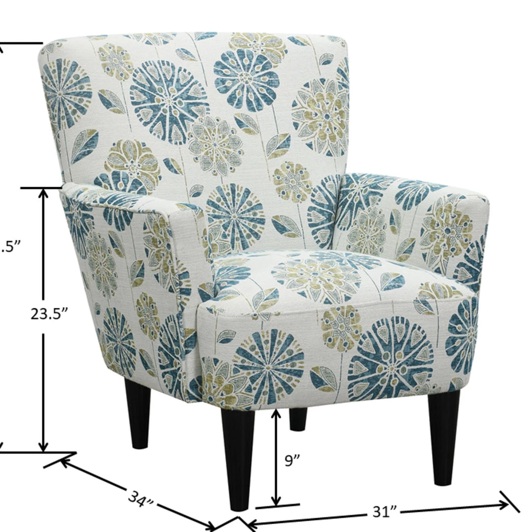 Emerald Home Flower Power Accent Chair 10 Emerald Home Flower Power Accent Chair