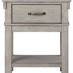 Ashley Furniture Nightstands Hollentown - Whitewash - One Drawer Night Stand