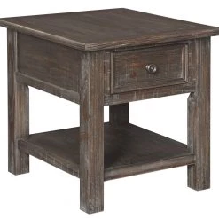 Ashley Furniture Wyndahl - Rustic Brown - Rectangular End Table Tables