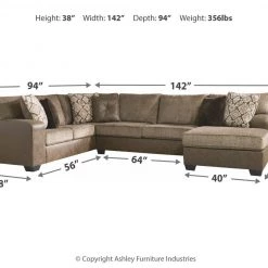 Benchcraft® Sectionals Abalone - Sectional With Chaise 13 Benchcraft® Sectionals Abalone - Sectional With Chaise