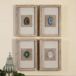 Uttermost Agate Stone, S/4 Accessories