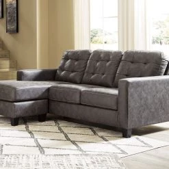 Ashley Furniture Venaldi - Gunmetal - Sofa Chaise