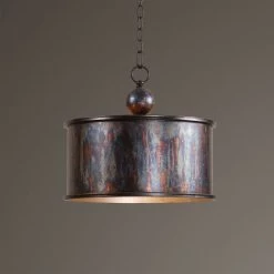Uttermost Albiano 1 Light Oxidized Bronze Pendant