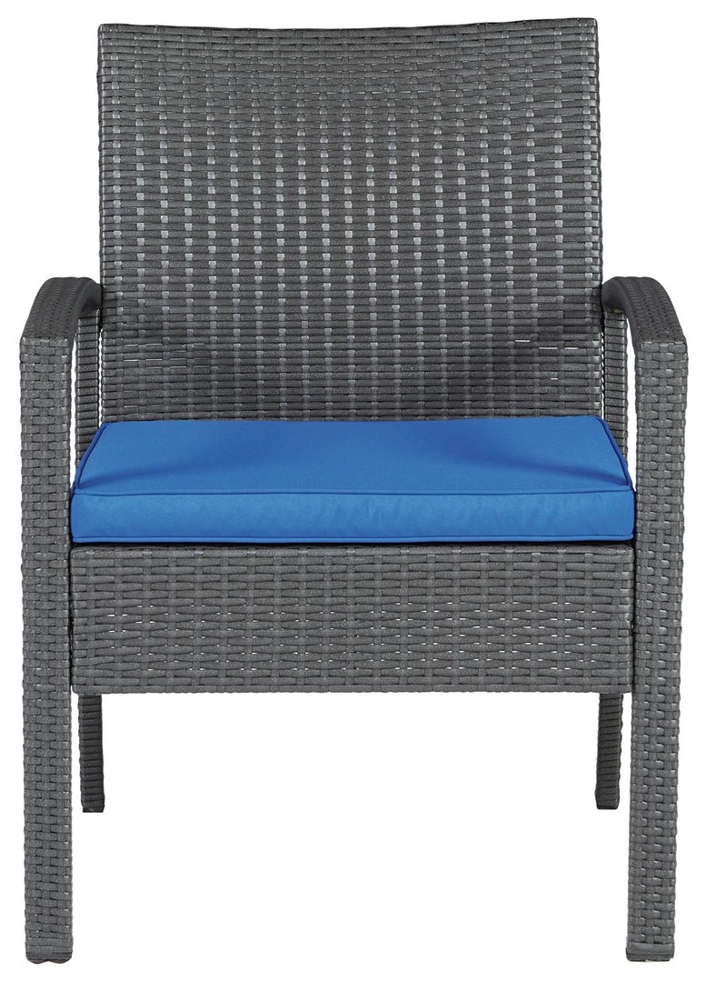 Signature Design By Ashley® Outdoor Sets Alina - Gray/blue - Love/chairs/table Set (4/cn) 12 Signature Design By Ashley® Outdoor Sets Alina - Gray/blue - Love/chairs/table Set (4/cn)