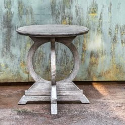 Tables Uttermost Maiva White Side Table