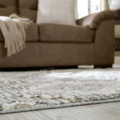Ashley Furniture Accessories Monwick - Cream/gray - Medium Rug