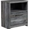 Ashley Furniture Nightstands Baystorm - Gray - One Drawer Night Stand