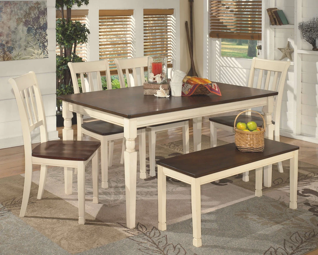 Ashley Furniture Whitesburg - Brown/cottage White - Rectangular Dining Room Table 7 Ashley Furniture Whitesburg - Brown/cottage White - Rectangular Dining Room Table