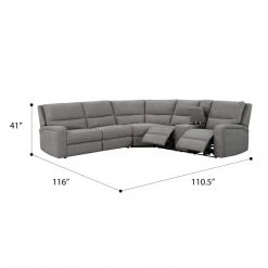 Emerald Home Medford Power Reclining Sectional Sectionals
