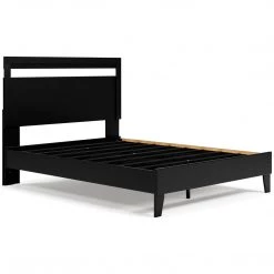 Signature Design By Ashley® Finch - Black/brown - Queen Panel Platform Bed 9 Signature Design By Ashley® Finch - Black/brown - Queen Panel Platform Bed