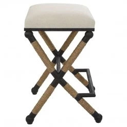 Stools Uttermost Firth Rustic Oatmeal Counter Stool