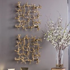 Uttermost Golden Gymnasts Wall Art Accessories