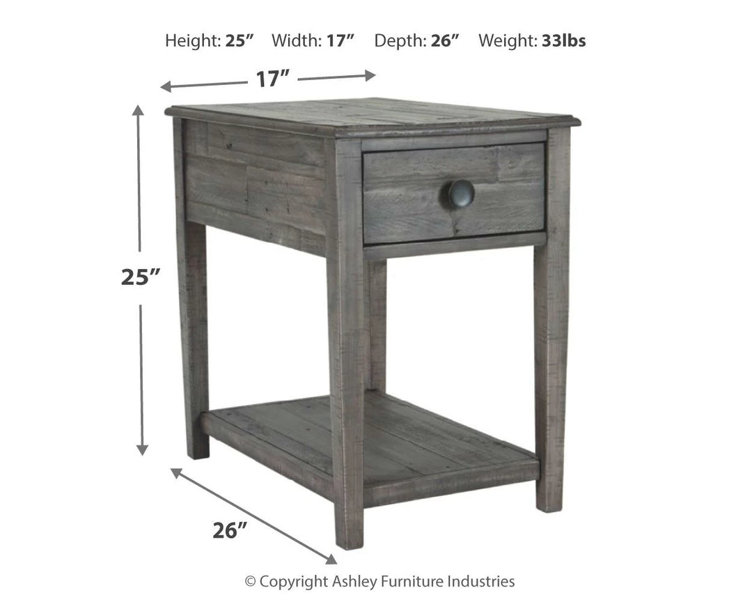 Ashley Furniture Tables Borlofield - Dark Gray - Rectangular End Table 6 Ashley Furniture Tables Borlofield - Dark Gray - Rectangular End Table